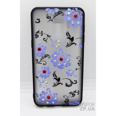 Накладка Yotoo Flowers для Samsung J2 Core/J260- Квітка- блакитний Накладка Yotoo Flowers для Samsung J2 Core/J260- Квітка- блакитний
