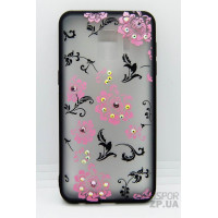 Накладка Yotoo Flowers для Samsung J2 Core/J260- квітка- рожевий Накладка Yotoo Flowers для Samsung J2 Core/J260- квітка- рожевий