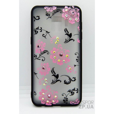 Накладка Yotoo Flowers для Samsung J2 Core/J260- квітка- рожевий Накладка Yotoo Flowers для Samsung J2 Core/J260- квітка- рожевий