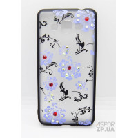 Накладка Yotoo Flowers для Samsung J2 Prime/G532- Квітка- блакитний