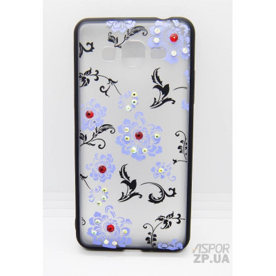 Накладка Yotoo Flowers для Samsung J2 Prime/G532- Квітка- блакитний Накладка Yotoo Flowers для Samsung J2 Prime/G532- Квітка- блакитний