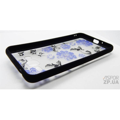 Накладка Yotoo Flowers для Samsung J2 Prime/G532- Квітка- блакитний