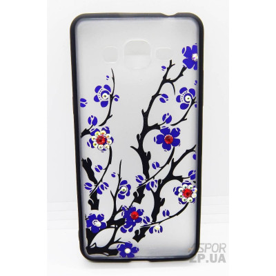 Накладка Yotoo Flowers для Samsung J2 Prime/G532- Сакура синия Накладка Yotoo Flowers для Samsung J2 Prime/G532- Сакура синия