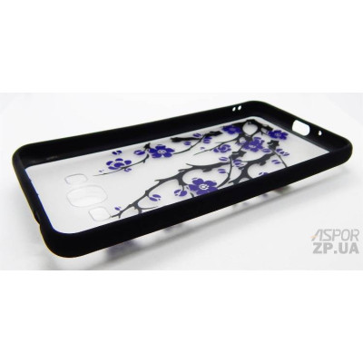 Накладка Yotoo Flowers для Samsung J2 Prime/G532- Сакура синия