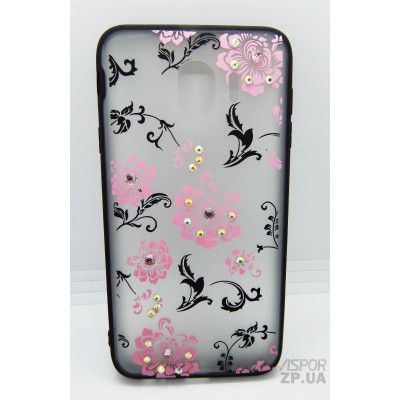 Накладка Yotoo Flowers для Samsung J4 2018/J400- квітка- рожевий Накладка Yotoo Flowers для Samsung J4 2018/J400- квітка- рожевий