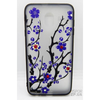 Накладка Yotoo Flowers для Samsung J4 2018/J400- Сакура синия Накладка Yotoo Flowers для Samsung J4 2018/J400- Сакура синия
