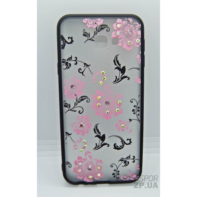 Накладка Yotoo Flowers для Samsung J4 Plus/J415- квітка- рожевий Накладка Yotoo Flowers для Samsung J4 Plus/J415- квітка- рожевий