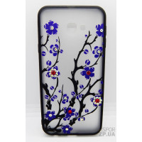 Накладка Yotoo Flowers для Samsung J4 Plus/J415- Сакура синия Накладка Yotoo Flowers для Samsung J4 Plus/J415- Сакура синия