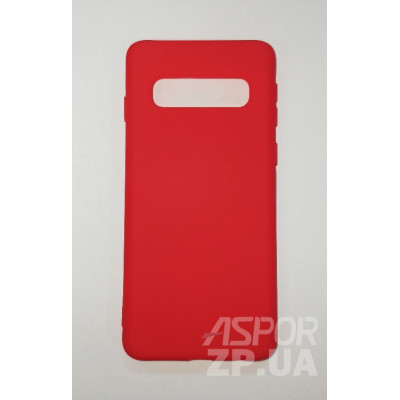 Накладка SMTT Soft Touch для Samsung S10- червоний Накладка SMTT Soft Touch для Samsung S10- червоний