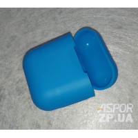 Чохол Soft Touch для AirPods в пластиковій упаковці- блакитний