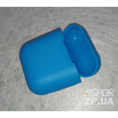 Чохол Soft Touch для AirPods в пластиковій упаковці- блакитний Чохол Soft Touch для AirPods в пластиковій упаковці- блакитний