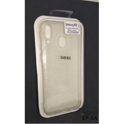 Накладка Milano Shine для Samsung M20/M205- прозорий Накладка Milano Shine для Samsung M20/M205- прозорий