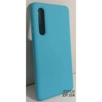 Накладка (з мікрофіброю) Silk No Brand для Huawei P30- блакитний Накладка (з мікрофіброю) Silk No Brand для Huawei P30- блакитний
