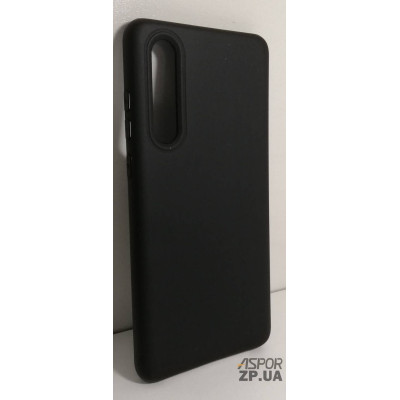 Накладка (з мікрофіброю) Silk No Brand для Huawei P30- чорний Накладка (з мікрофіброю) Silk No Brand для Huawei P30- чорний