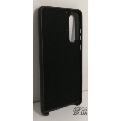 Накладка (з мікрофіброю) Silk No Brand для Huawei P30- чорний