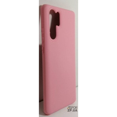 Накладка (з мікрофіброю) Silk No Brand для Huawei P30 Pro- рожевий Накладка (з мікрофіброю) Silk No Brand для Huawei P30 Pro- рожевий