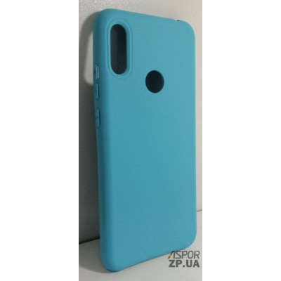 Накладка (з мікрофіброю) Silk No Brand для Huawei Y6 Prime 2019- блакитний Накладка (з мікрофіброю) Silk No Brand для Huawei Y6 Prime 2019- блакитний