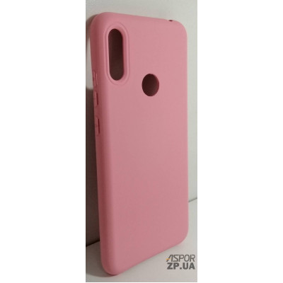 Накладка (з мікрофіброю) Silk No Brand для Huawei Y6 Prime 2019- рожевий Накладка (з мікрофіброю) Silk No Brand для Huawei Y6 Prime 2019- рожевий