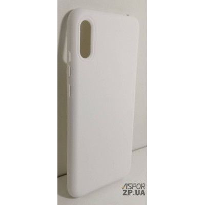 Накладка (з мікрофіброю) Silk No Brand для Huawei Y6 Pro 2019- білий Накладка (з мікрофіброю) Silk No Brand для Huawei Y6 Pro 2019- білий