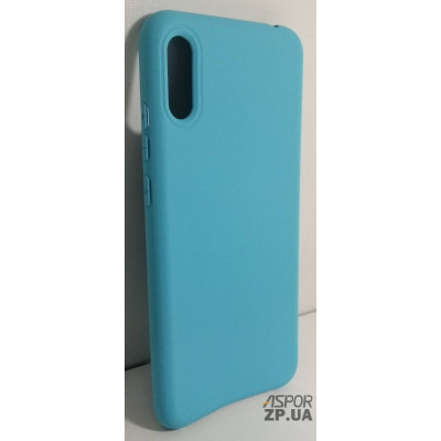 Накладка (з мікрофіброю) Silk No Brand для Huawei Y6 Pro 2019- блакитний Накладка (з мікрофіброю) Silk No Brand для Huawei Y6 Pro 2019- блакитний