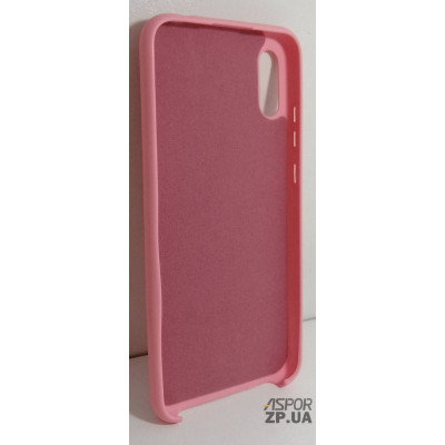 Накладка (з мікрофіброю) Silk No Brand для Huawei Y6 Pro 2019- рожевий