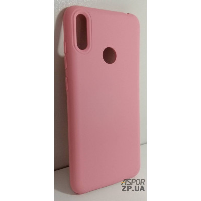 Накладка (з мікрофіброю) Silk No Brand для Huawei Y7 2019- рожевий Накладка (з мікрофіброю) Silk No Brand для Huawei Y7 2019- рожевий