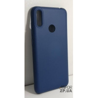 Накладка (з мікрофіброю) Silk No Brand для Huawei Y7 2019- синій