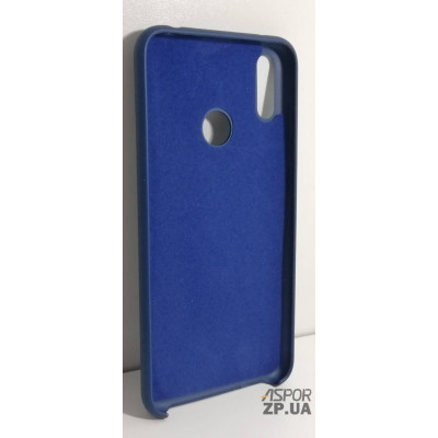 Накладка (з мікрофіброю) Silk No Brand для Huawei Y7 2019- синій