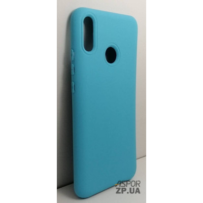 Накладка (з мікрофіброю) Silk No Brand для Huawei Y9 2019- блакитний Накладка (з мікрофіброю) Silk No Brand для Huawei Y9 2019- блакитний