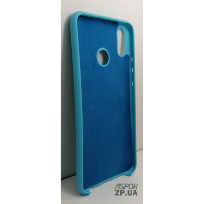 Накладка (з мікрофіброю) Silk No Brand для Huawei Y9 2019- блакитний