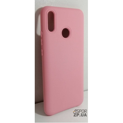 Накладка (з мікрофіброю) Silk No Brand для Huawei Y9 2019- рожевий Накладка (з мікрофіброю) Silk No Brand для Huawei Y9 2019- рожевий