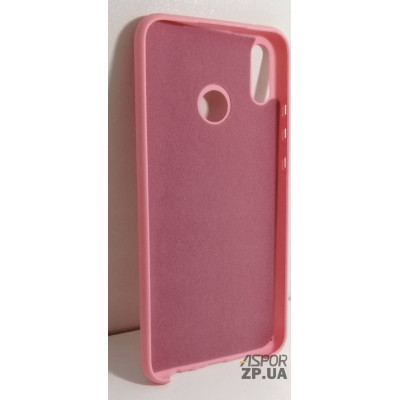 Накладка (з мікрофіброю) Silk No Brand для Huawei Y9 2019- рожевий