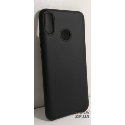 Накладка (з мікрофіброю) Silk No Brand для Huawei Y9 2019- чорний Накладка (з мікрофіброю) Silk No Brand для Huawei Y9 2019- чорний