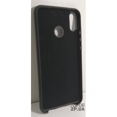 Накладка (з мікрофіброю) Silk No Brand для Huawei Y9 2019- чорний