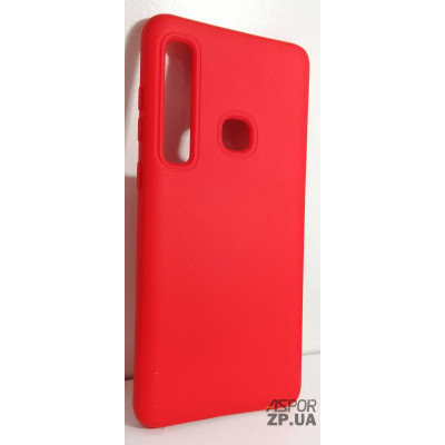 Накладка (з мікрофіброю) Silk No Brand для Samsung A9 2018/A920- червоний Накладка (з мікрофіброю) Silk No Brand для Samsung A9 2018/A920- червоний