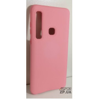 Накладка (з мікрофіброю) Silk No Brand для Samsung A9 2018/A920- рожевий