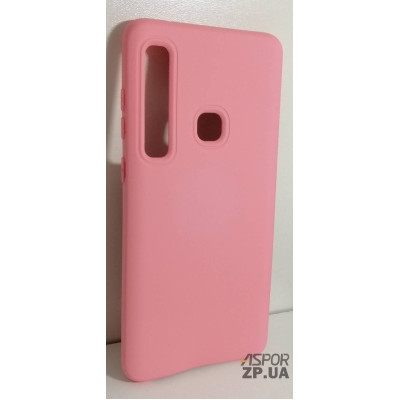 Накладка (з мікрофіброю) Silk No Brand для Samsung A9 2018/A920- рожевий Накладка (з мікрофіброю) Silk No Brand для Samsung A9 2018/A920- рожевий