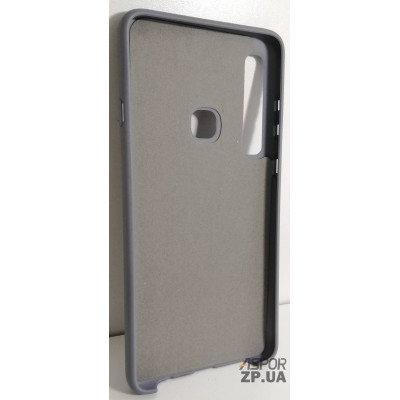 Накладка (з мікрофіброю) Silk No Brand для Samsung A9 2018/A920- сірий