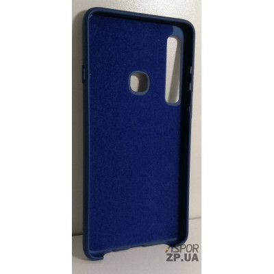 Накладка (з мікрофіброю) Silk No Brand для Samsung A9 2018/A920- синій