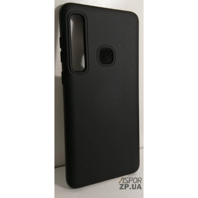 Накладка (з мікрофіброю) Silk No Brand для Samsung A9 2018/A920- чорний