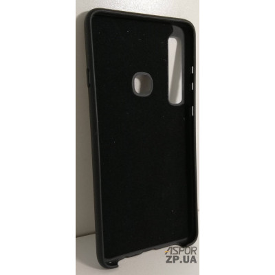 Накладка (з мікрофіброю) Silk No Brand для Samsung A9 2018/A920- чорний