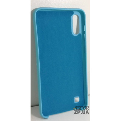 Накладка (з мікрофіброю) Silk No Brand для Samsung M10/M105- блакитний