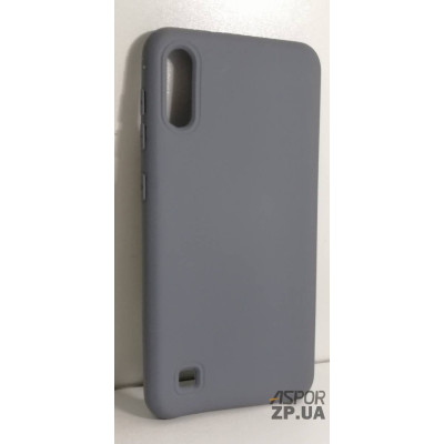 Накладка (з мікрофіброю) Silk No Brand для Samsung M10/M105- сірий Накладка (з мікрофіброю) Silk No Brand для Samsung M10/M105- сірий