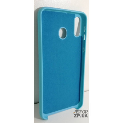 Накладка (з мікрофіброю) Silk No Brand для Samsung M20/M205- блакитний