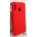 Накладка (з мікрофіброю) Silk No Brand для Samsung M20/M205- червоний