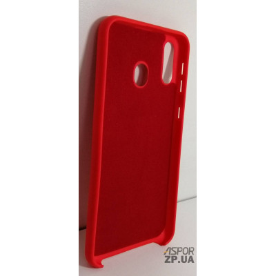 Накладка (з мікрофіброю) Silk No Brand для Samsung M20/M205- червоний