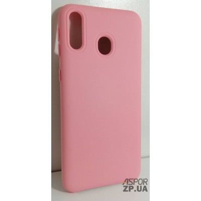 Накладка (з мікрофіброю) Silk No Brand для Samsung M20/M205- рожевий Накладка (з мікрофіброю) Silk No Brand для Samsung M20/M205- рожевий