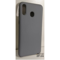 Накладка (з мікрофіброю) Silk No Brand для Samsung M20/M205- сірий