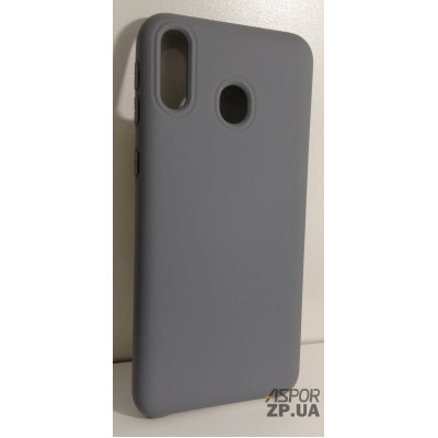 Накладка (з мікрофіброю) Silk No Brand для Samsung M20/M205- сірий Накладка (з мікрофіброю) Silk No Brand для Samsung M20/M205- сірий
