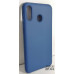 Накладка (з мікрофіброю) Silk No Brand для Samsung M20/M205- синій